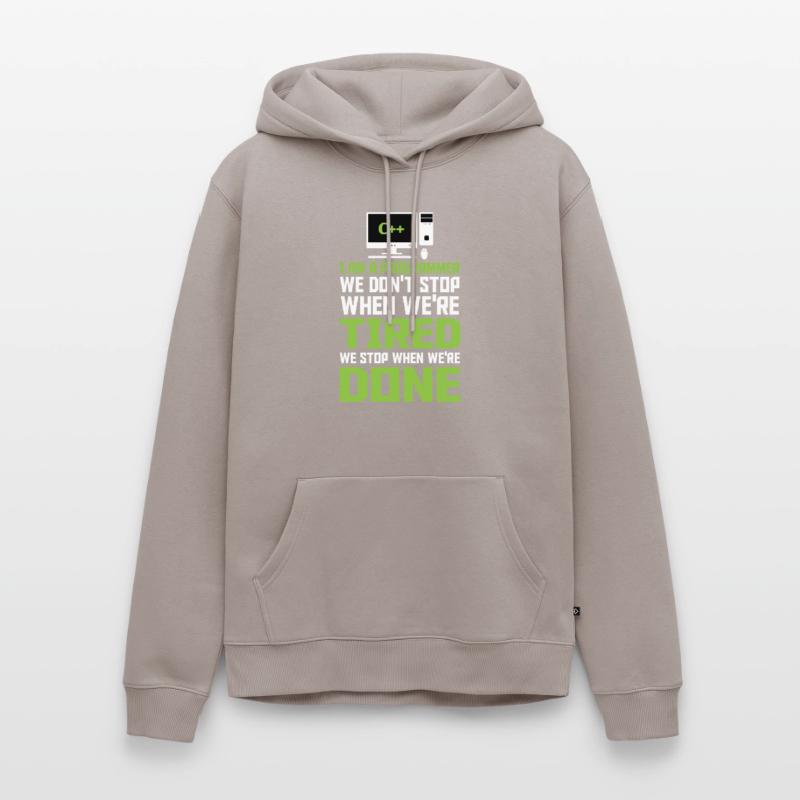 I'm A Programmer I Write Code Computer Scientist A Männer Premium Bio Hoodie