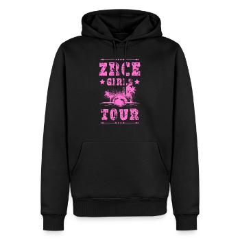 Tournée des filles de Zrce - Sweat à capuche Premium bio Homme - noir - Devant - Nico (187cm)