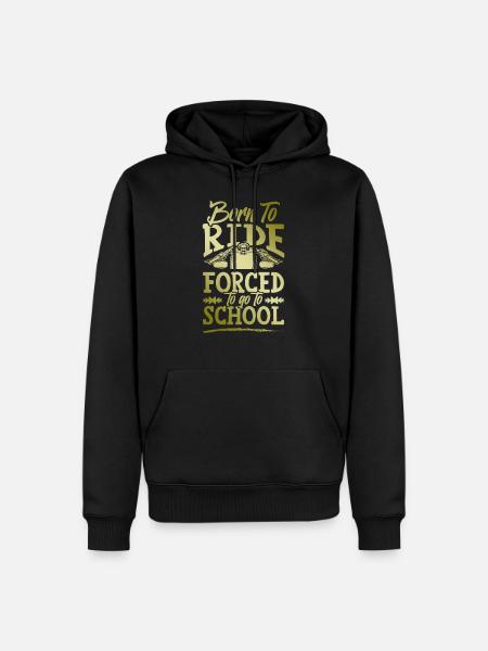 Ride Motorrad - Männer Premium Bio Hoodie - Schwarz