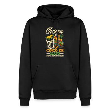Cheers to Cinco de Mayo from Down Under - Männer Premium Bio Hoodie - Schwarz - Vorne - Nico (187cm)