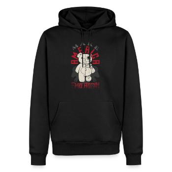 Emoticon Make America Emo Again Emocore Aesthetic - Männer Premium Bio Hoodie - Schwarz - Vorne - Nico (187cm)
