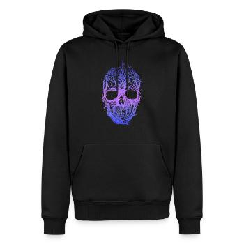 Mystisches Stammessymbol Fusion Traditionelles Ornament - Männer Premium Bio Hoodie - Schwarz - Vorne - Nico (187cm)