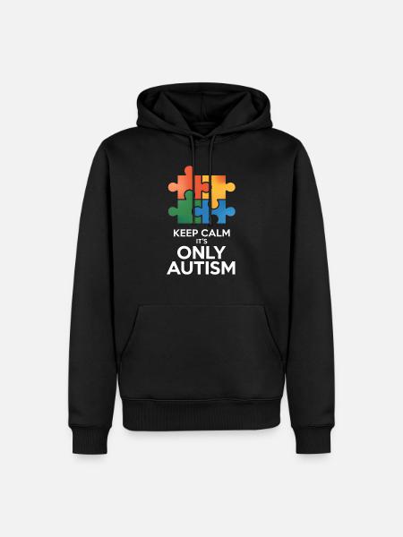 Autism - Men’s Premium Organic Hoodie - black