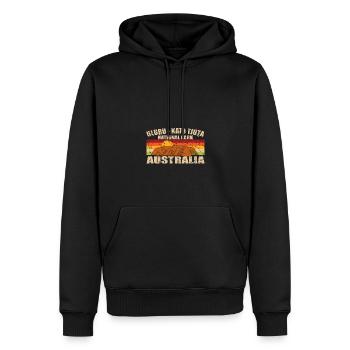 Uluru Kata Tjuta National Park Australia - Männer Premium Bio Hoodie - Schwarz - Vorne - Nico (187cm)
