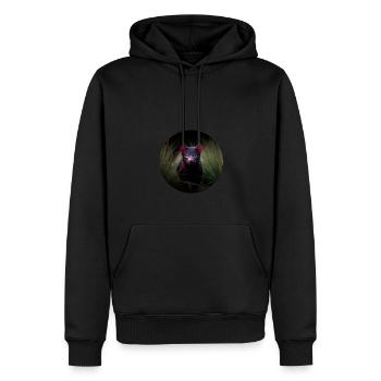 Lurking Tasmanian Devil - Men’s Premium Organic Hoodie - black - Front - Nico (187cm)