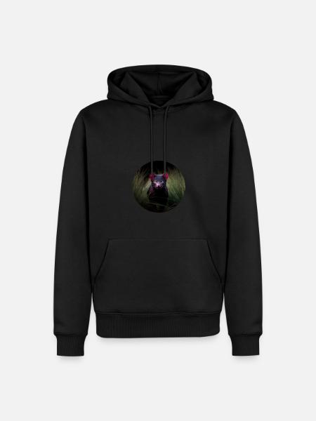 Lurking Tasmanian Devil - Men’s Premium Organic Hoodie - black