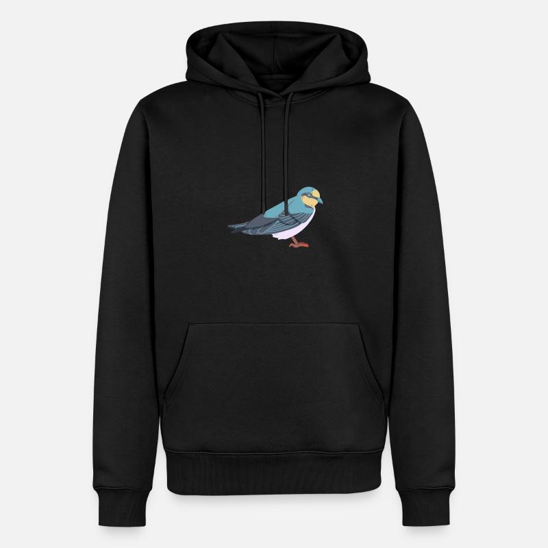 Schwalbe - Männer Premium Bio Hoodie - Schwarz