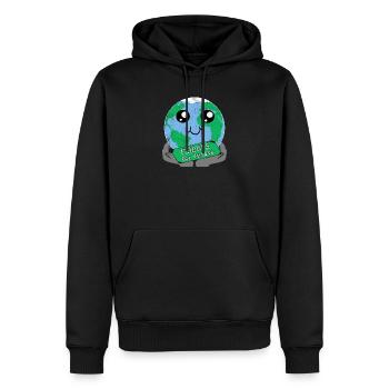Fridays For Future Stop Klima Co2 Protest Geschenk - Männer Premium Bio Hoodie - Schwarz - Vorne - Nico (187cm)