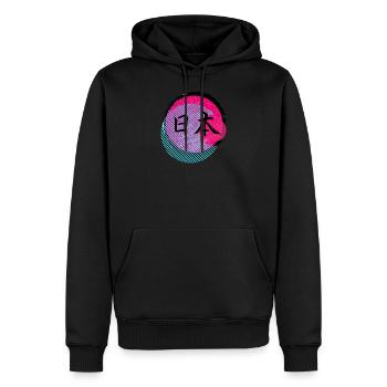 Tokio Japan Hauptstadt - Männer Premium Bio Hoodie - Schwarz - Vorne - Nico (187cm)