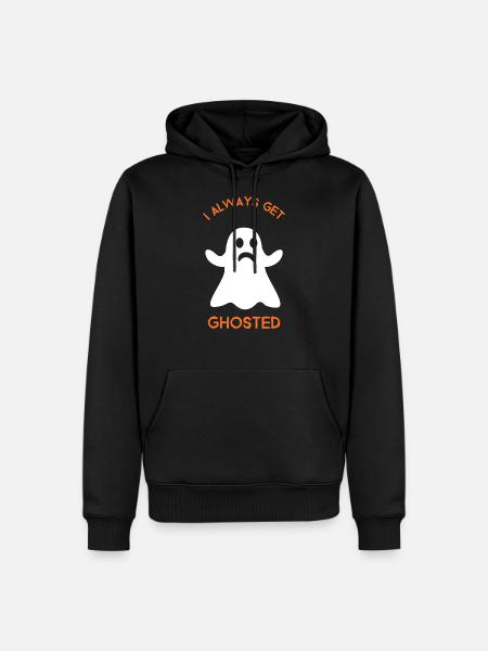 halloween spruch - Männer Premium Bio Hoodie - Schwarz