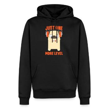 Gaming Mops - Sweat à capuche Premium bio Homme - noir - Devant - Nico (187cm)