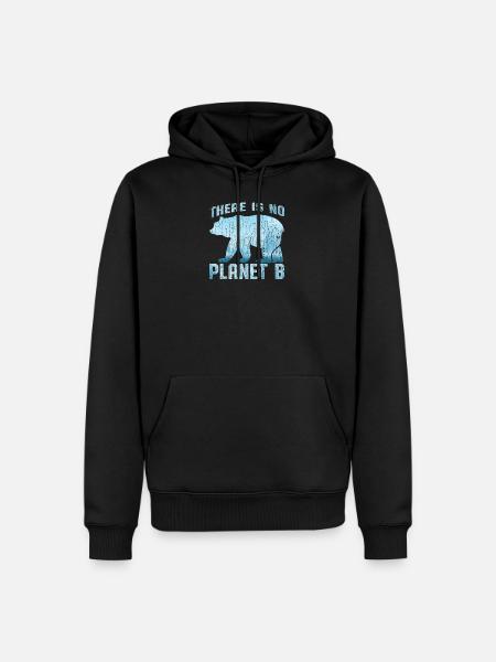 No Planet B - Men’s Premium Organic Hoodie - black