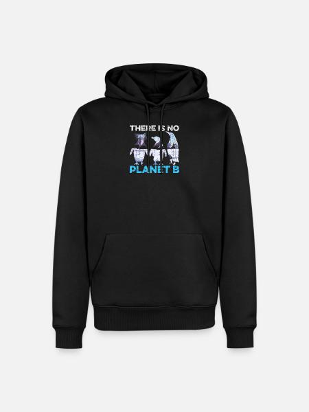 No Planet B - Men’s Premium Organic Hoodie - black