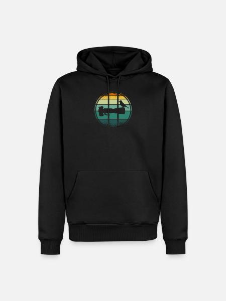 Naturfotografie |Langes Objektiv |Vogel Vor Der - Männer Premium Bio Hoodie - Schwarz
