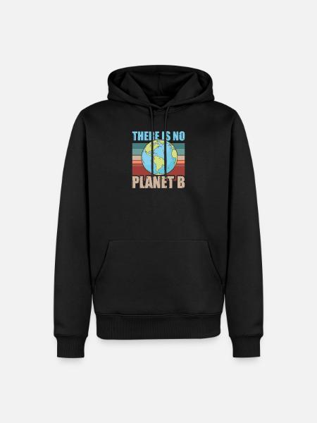 There is no Planet B - Sweat à capuche Premium bio Homme - noir