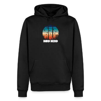Vogelbeobachtung Vogel Nerd - Männer Premium Bio Hoodie - Schwarz - Vorne - Nico (187cm)