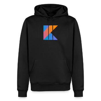 programmierer nerd computer source neu K sign pc c - Männer Premium Bio Hoodie - Schwarz - Vorne - Nico (187cm)