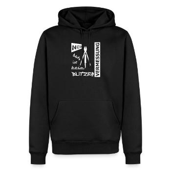 Vermessung - lustiges Geschenk für Vermesser - Männer Premium Bio Hoodie - Schwarz - Vorne - Nico (187cm)