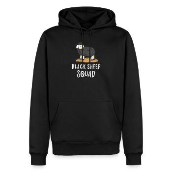 Schwarzes Schaf - Männer Premium Bio Hoodie - Schwarz - Vorne - Nico (187cm)