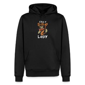 Shrimp - Männer Premium Bio Hoodie - Schwarz - Vorne - Nico (187cm)