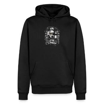 King Of The Camper - Männer Premium Bio Hoodie - Schwarz - Vorne - Nico (187cm)