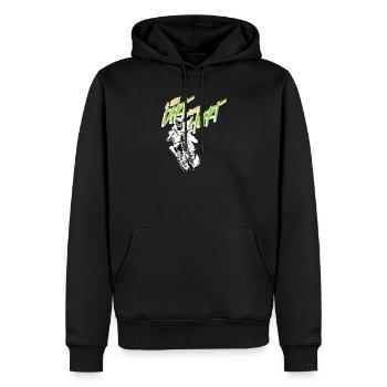 Motocross Motocrossfahrer - Männer Premium Bio Hoodie - Schwarz - Vorne - Nico (187cm)
