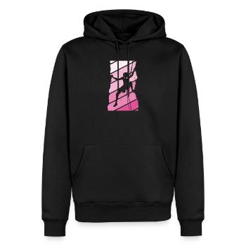 Kletterer Klettersport - Männer Premium Bio Hoodie - Schwarz - Vorne - Nico (187cm)