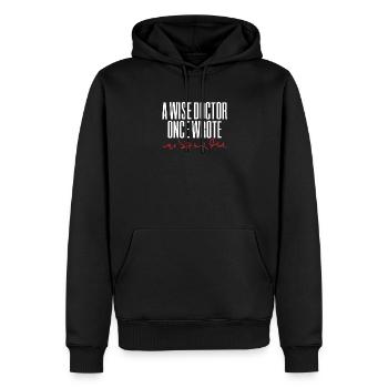 Arzt Doktor Medizin Handschrift - Männer Premium Bio Hoodie - Schwarz - Vorne - Nico (187cm)