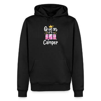 Wohnmobil Camping Wohnwagen - Männer Premium Bio Hoodie - Schwarz - Vorne - Nico (187cm)
