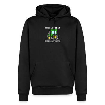 Kindergarten Kindergartenkind - Männer Premium Bio Hoodie - Schwarz - Vorne - Nico (187cm)