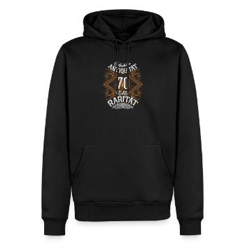70. Geburtstag Antiquität Rarität - Männer Premium Bio Hoodie - Schwarz - Vorne - Nico (187cm)