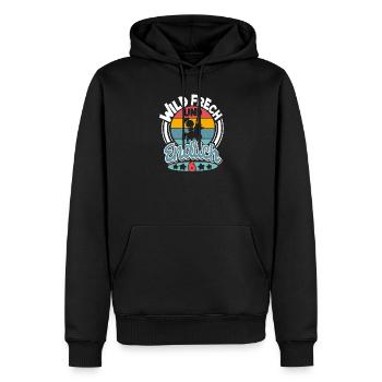 6. Geburtstag 6 Jahre Kinder Ritter Mittelalter - Männer Premium Bio Hoodie - Schwarz - Vorne - Nico (187cm)