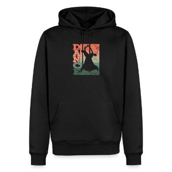 Standardtanz Tanzpaar Standard Wiener Walzer - Männer Premium Bio Hoodie - Schwarz - Vorne - Nico (187cm)