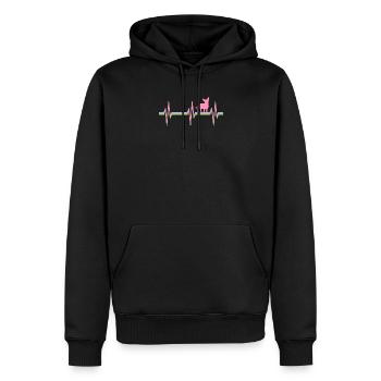 Chihuahua Chihuahua-Liebhaber - Männer Premium Bio Hoodie - Schwarz - Vorne - Nico (187cm)