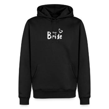 Célébration de mariage de mariage de l’équipe - Sweat à capuche Premium bio Homme - noir - Devant - Nico (187cm)