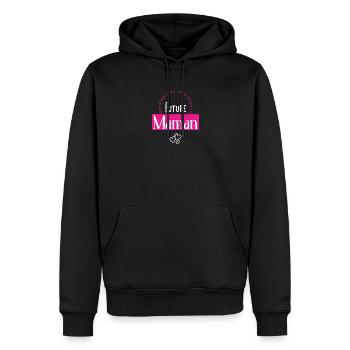 Future Maman 2023 - Sweat à capuche Premium bio Homme - noir - Devant - Nico (187cm)