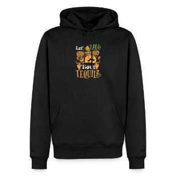 Taco À propos de Tequila Taco Tuesday - Sweat à capuche Premium bio Homme - noir - Devant - Nico (187cm)