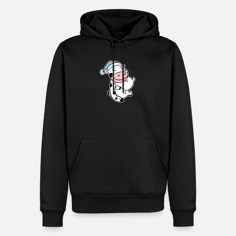 Bébé vache - Sweat à capuche Premium bio Homme - noir