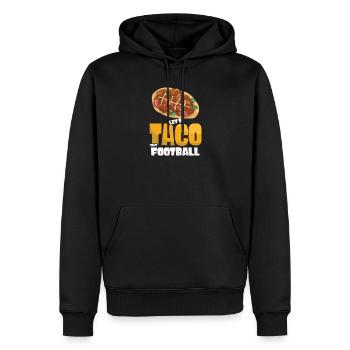 Taco Bout Football Match Jour - Sweat à capuche Premium bio Homme - noir - Devant - Nico (187cm)