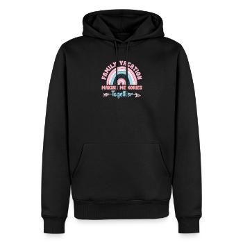 Family Vacation Making Memories Lifetime - Men’s Premium Organic Hoodie - black - Front - Nico (187cm)