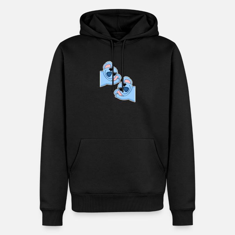 Koala Koalas - Männer Premium Bio Hoodie - Schwarz