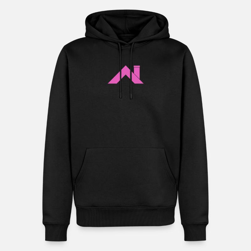 Toit de la maison - Sweat à capuche Premium bio Homme - noir