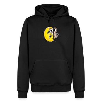 6 Jahre alt - 6 Geburtstag mit Tier Motiv - Männer Premium Bio Hoodie - Schwarz - Vorne - Nico (187cm)