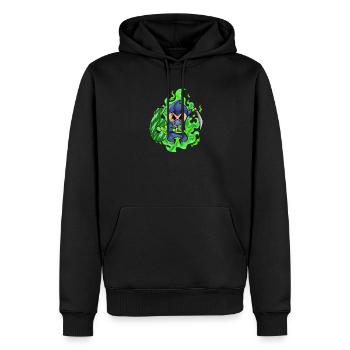 Boy 6 years 6th birthday Boy Ninja Green - Men’s Premium Organic Hoodie - black - Front - Nico (187cm)