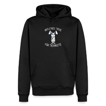Anti Stress Tasse für Ärzte Tierärzte - Männer Premium Bio Hoodie - Schwarz - Vorne - Nico (187cm)