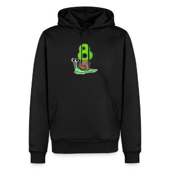 8 Jahre alt - 8. Geburtstag mit Tier Motiv - Männer Premium Bio Hoodie - Schwarz - Vorne - Nico (187cm)