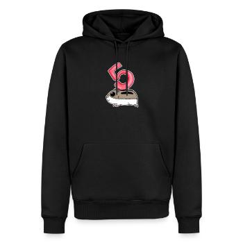 5 Jahre alt - 5. Geburtstag mit Tier Motiv - Männer Premium Bio Hoodie - Schwarz - Vorne - Nico (187cm)