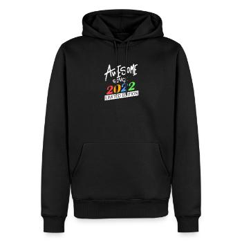 2022 Geburtstag - Männer Premium Bio Hoodie - Schwarz - Vorne - Nico (187cm)