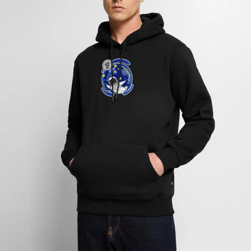 1 Jahr alt oder Einschulung Männer Premium Bio Hoodie