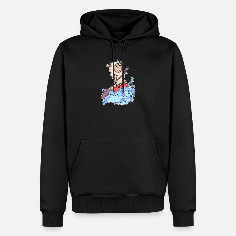 Stand Up Paddle Sheep - Sweat à capuche Premium bio Homme - noir